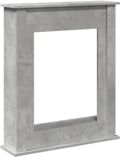 Decoratieve haard schoorsteenmantel beton grijs