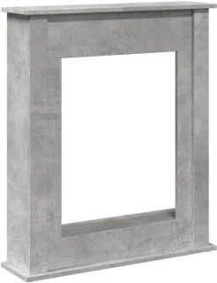 Decoratieve haard schoorsteenmantel beton grijs