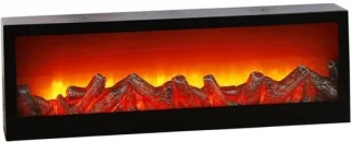 Decoratieve led open haard met imitatievuur