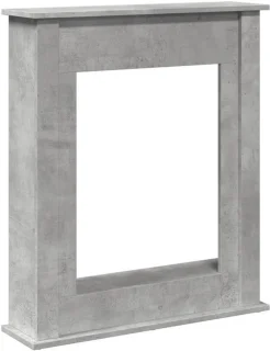 Decoratieve open haard schoorsteenmantel beton grijs