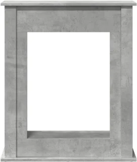 Decoratieve open haard schoorsteenmantel beton grijs