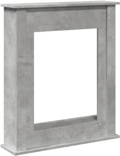Decoratieve open haard schoorsteenmantel beton grijs