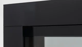 Design4AlleZ Elektrische inbouw sfeerhaard 128x45,5x17,5 cm zwart glas