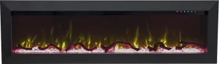 Design4AlleZ Elektrische Inbouwhaard 128x45,5x18,5 cm Zwart Staal