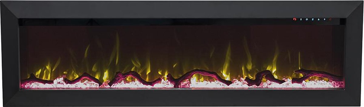 Design4AlleZ Elektrische Inbouwhaard 182,5x45,5x18,5 cm Zwart Staal