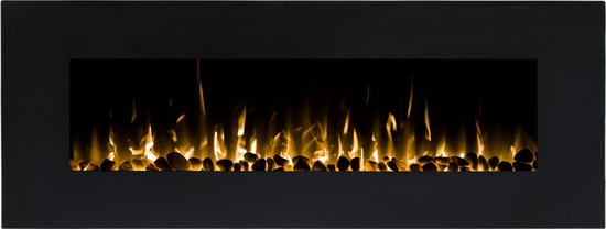 Design4AlleZ Elektrische Sfeerhaard 152x50,8x11,9 cm Zwart