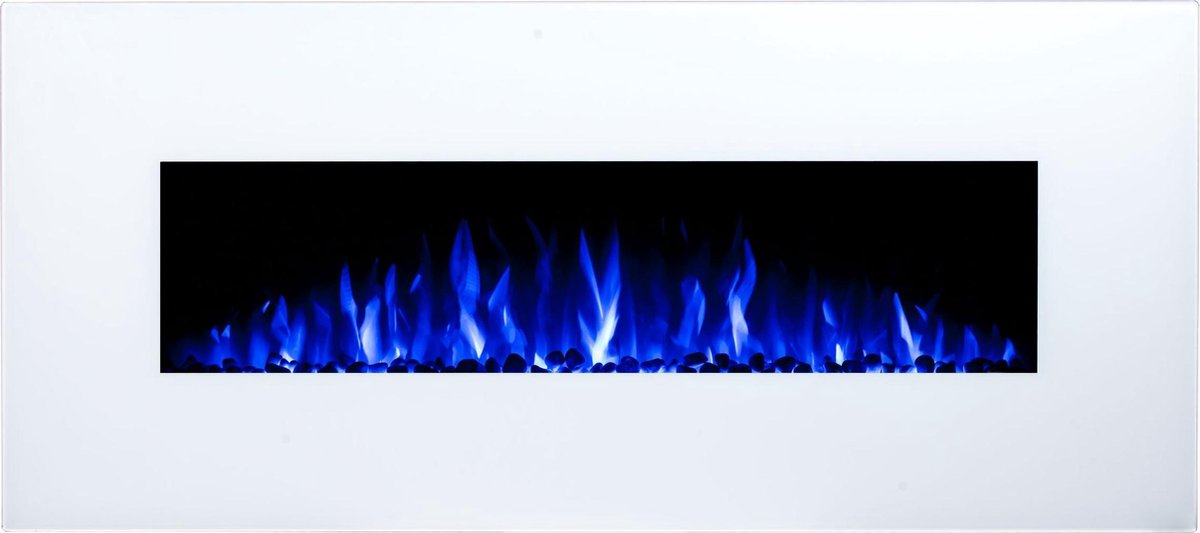 Design4AlleZ Elektrische sfeerhaard 152x55x14,5 cm Wit