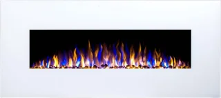 Design4AlleZ Elektrische sfeerhaard 152x55x14,5 cm Wit