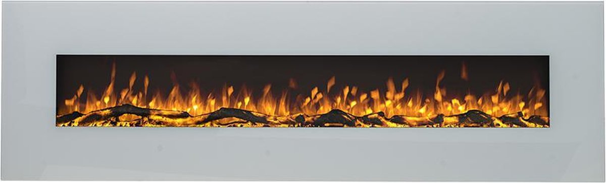 Design4AlleZ Elektrische Sfeerhaard 182,8x50,5x13,5 cm Wit