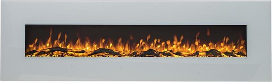 Design4AlleZ Elektrische Sfeerhaard 182,8x50,5x13,5 cm Wit