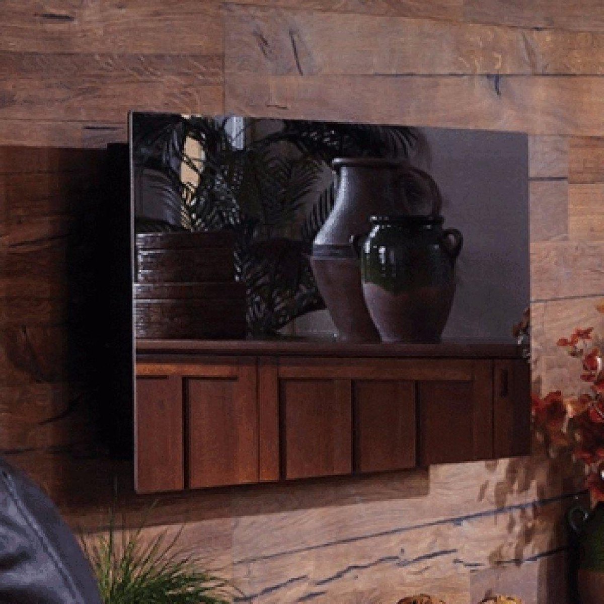 Design4AlleZ Elektrische Spiegelhaard 128x55 cm