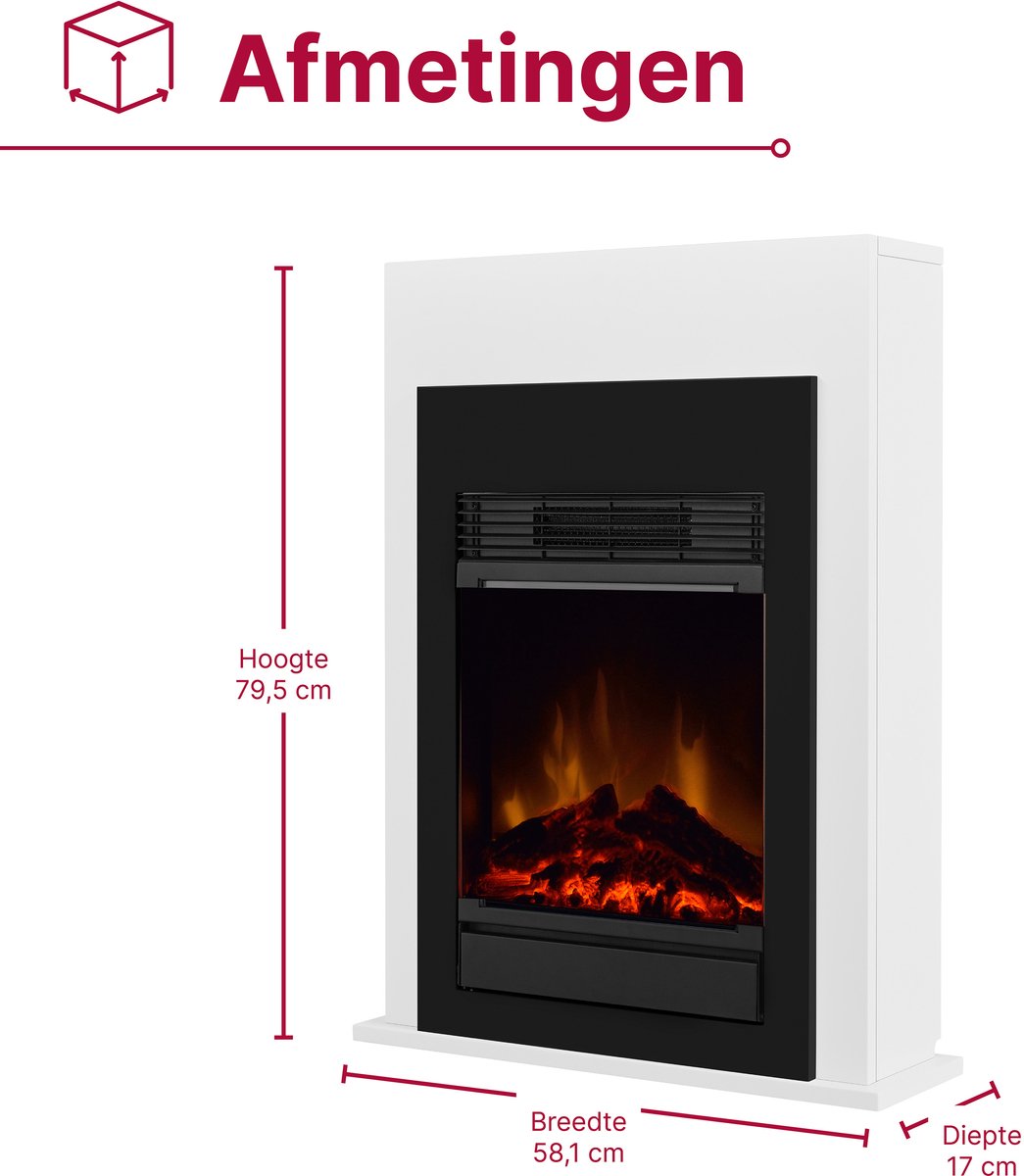 Dimplex Bellini Vrijstaande Elektrische Haard