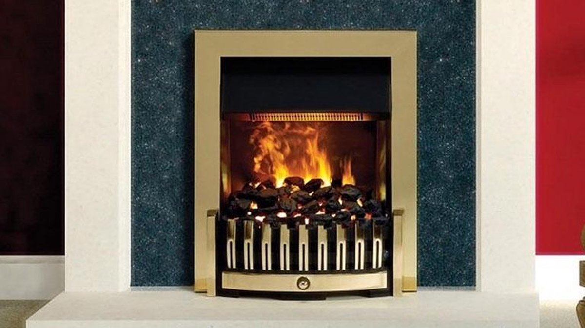 Dimplex Danville Brass Antique elektrische sfeerhaard