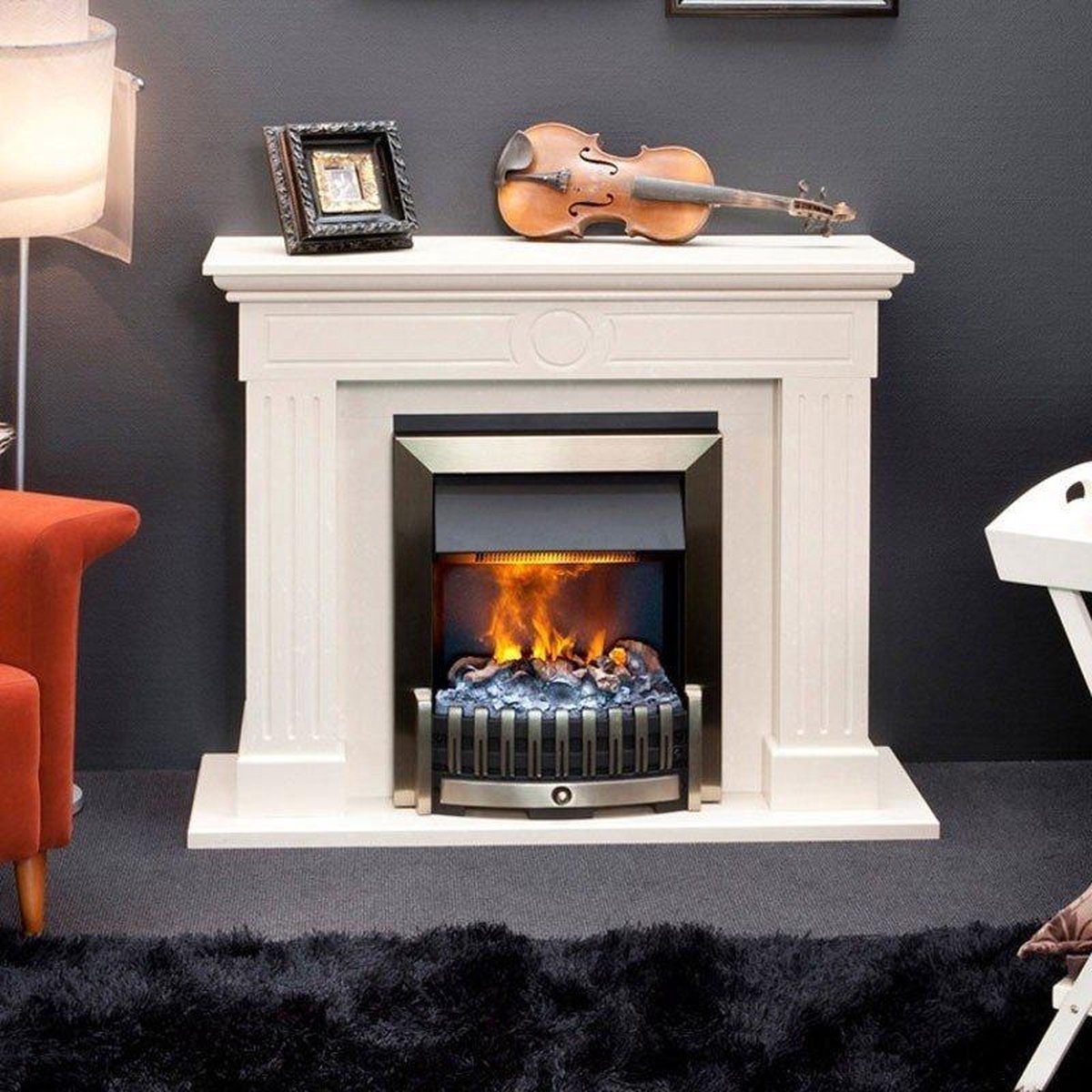 Dimplex Danville Brass Antique elektrische sfeerhaard