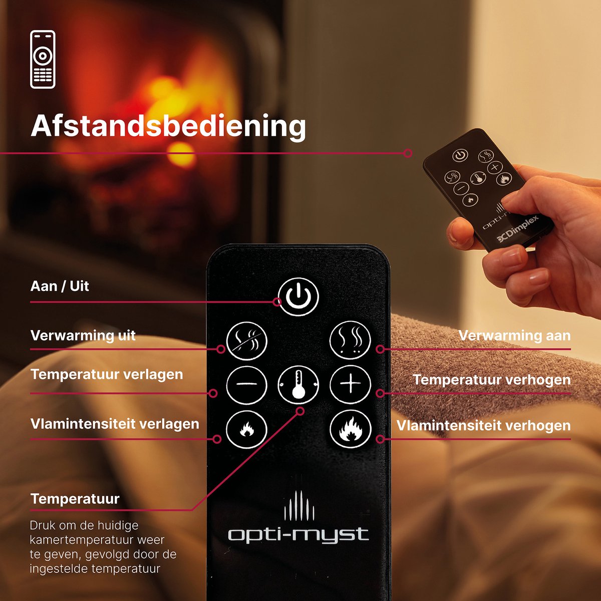 Dimplex Evandale elektrische sfeerhaard