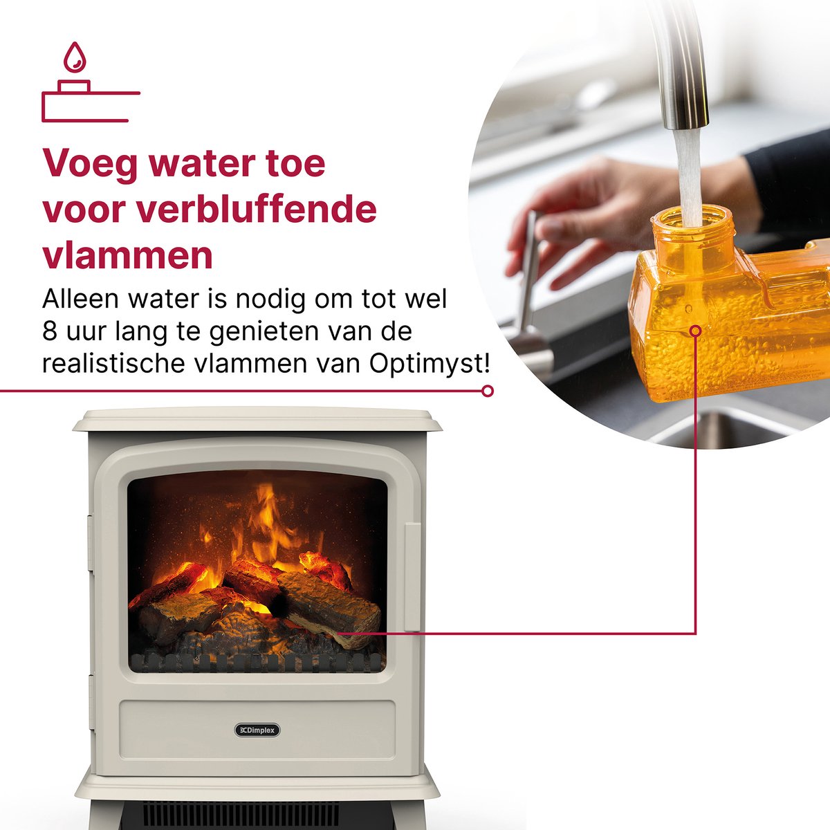 Dimplex Evandale elektrische sfeerhaard