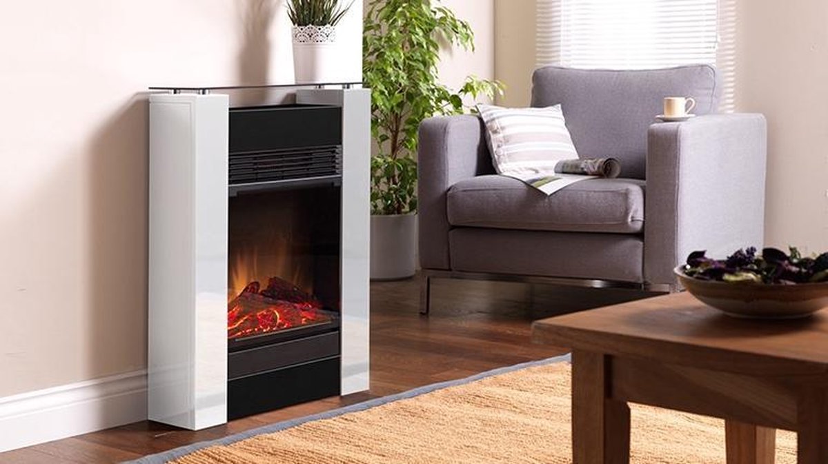 Dimplex Gisella White elektrische haard vrijstaand