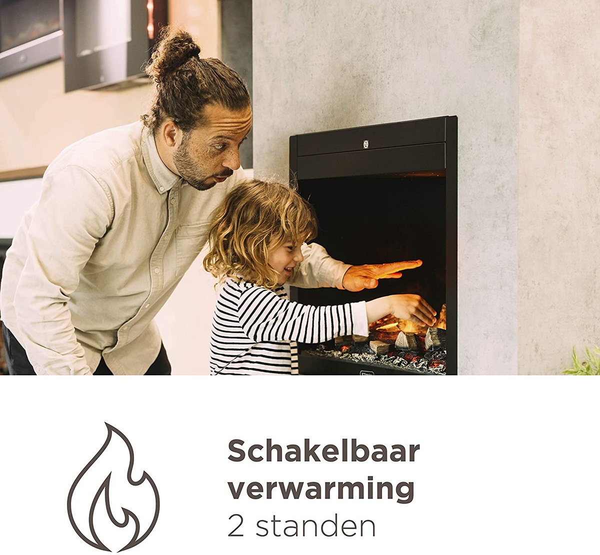 Dimplex Gisella White elektrische haard vrijstaand