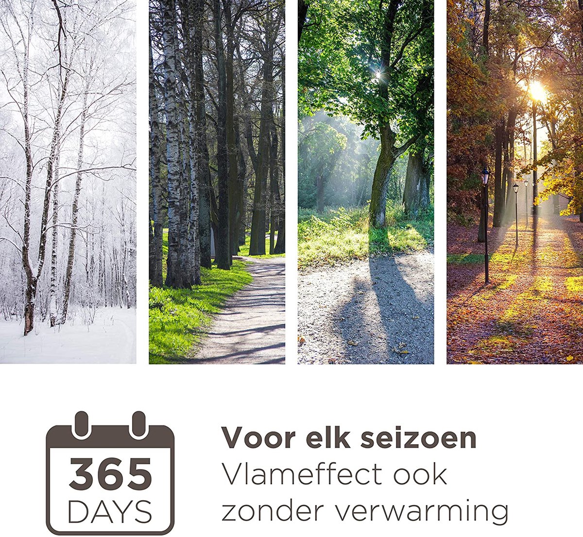 Dimplex Gisella White elektrische haard vrijstaand
