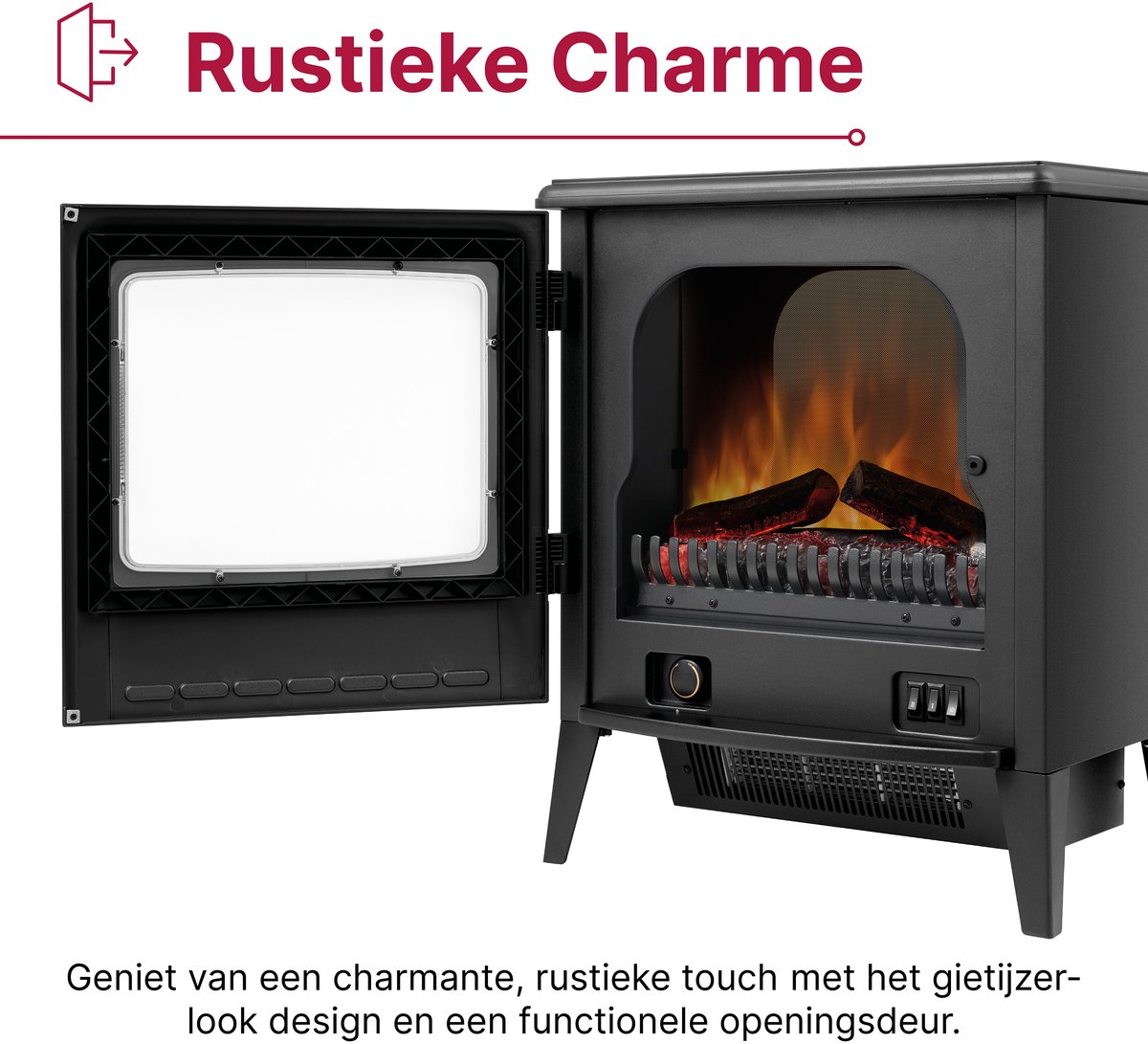Dimplex Lucia Elektrische Sfeerhaard Zwart