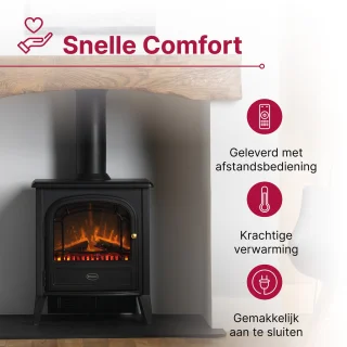 Dimplex Optiflame Club elektrische sfeerhaard vrijstaand