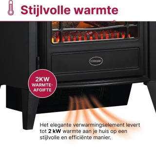 Dimplex Optiflame Club elektrische sfeerhaard vrijstaand