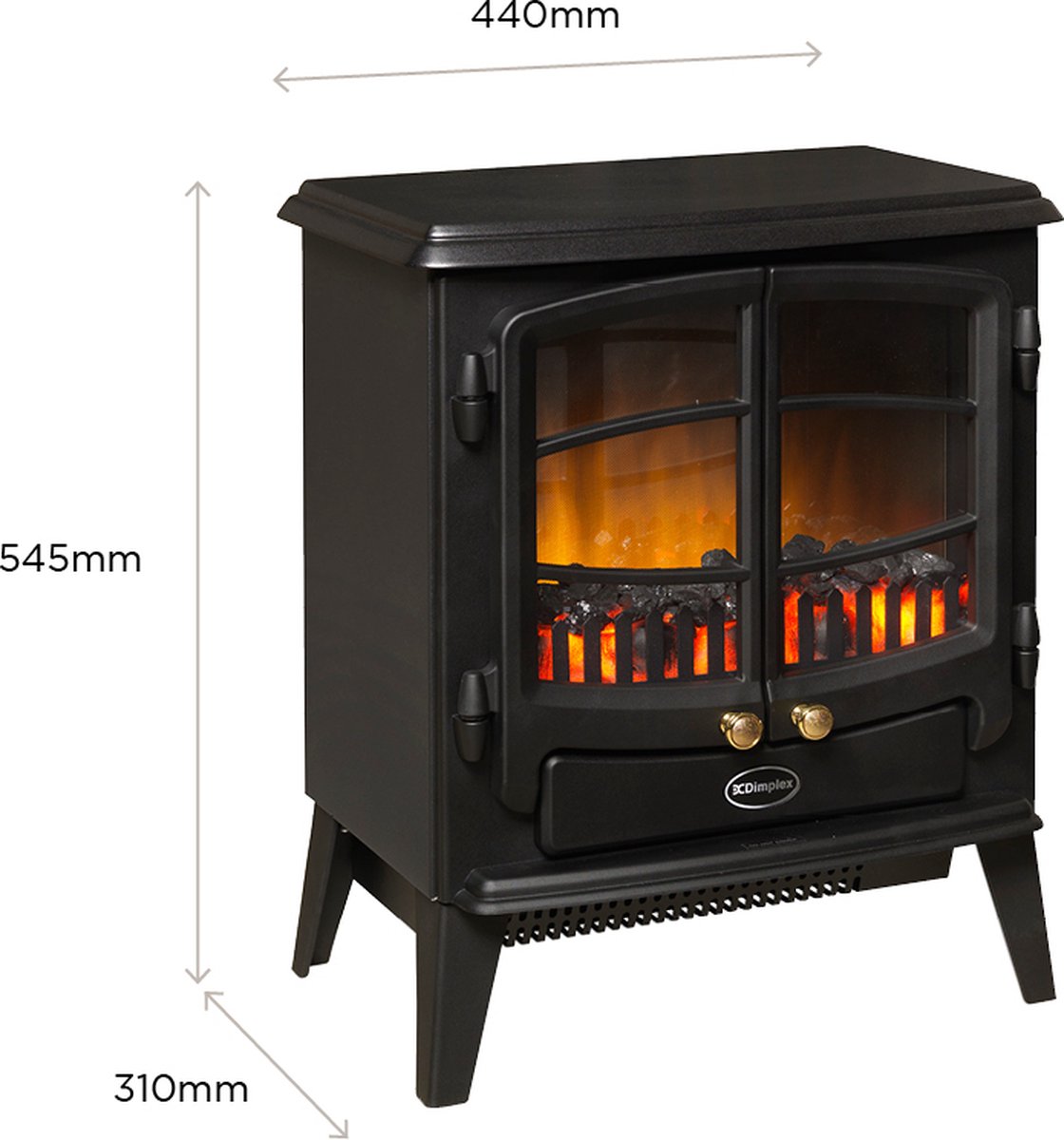Dimplex Optiflame Tango Vrijstaande Elektrische Haard