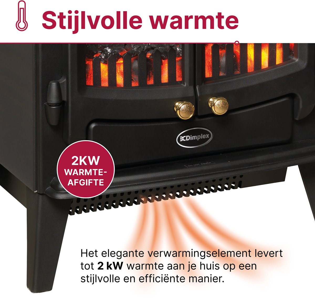 Dimplex Optiflame Tango Vrijstaande Elektrische Haard