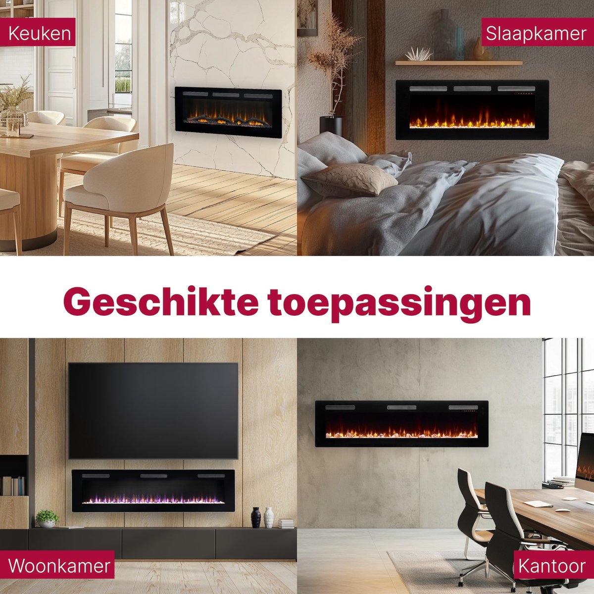 Dimplex Sierra 48" elektrische sfeerhaard
