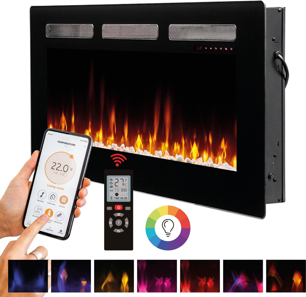 Dimplex Sierra 72" Elektrische Sfeerhaard