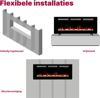Dimplex Sierra 72" Elektrische Sfeerhaard