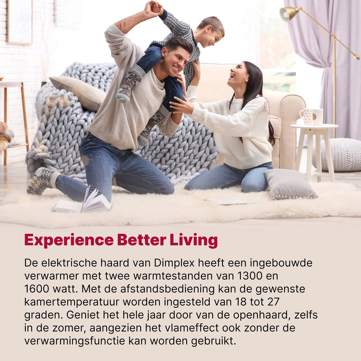 Dimplex Sierra 72" Elektrische Sfeerhaard