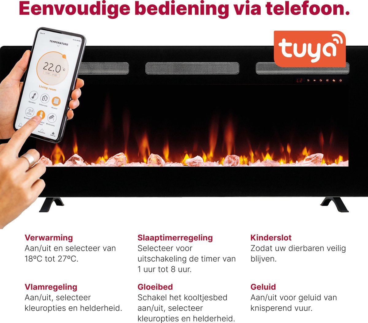 Dimplex Sierra 72" Elektrische Sfeerhaard