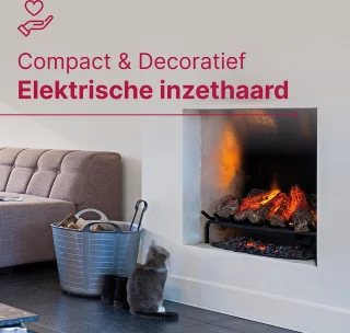 Dimplex Silverton Elektrische Inzethaard zwart