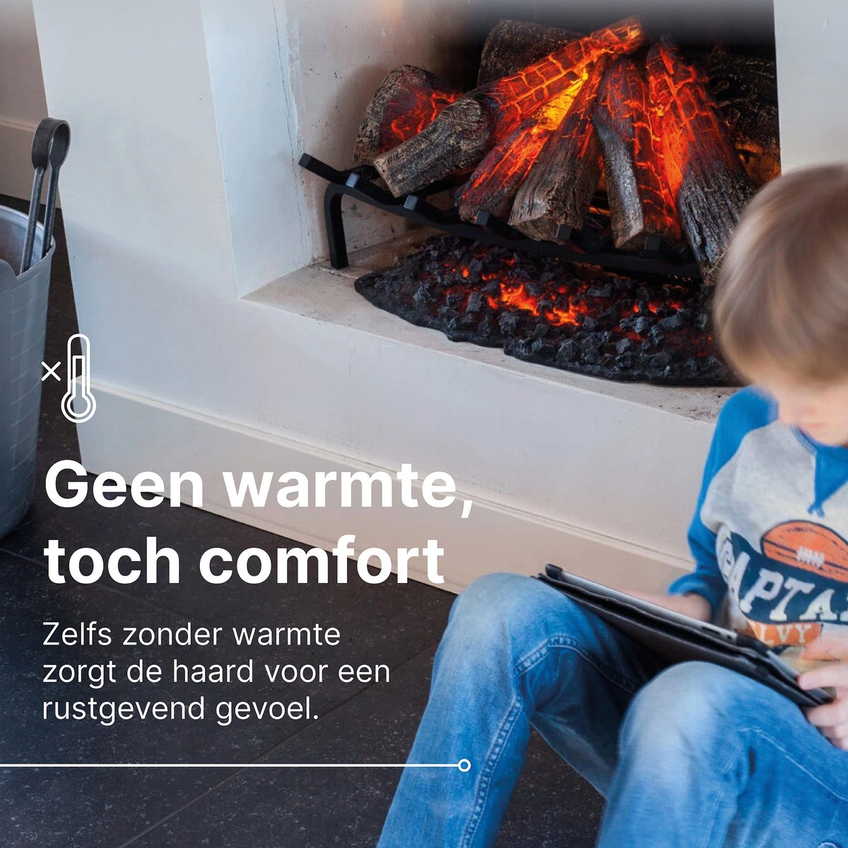 Dimplex Silverton Elektrische Inzethaard zwart