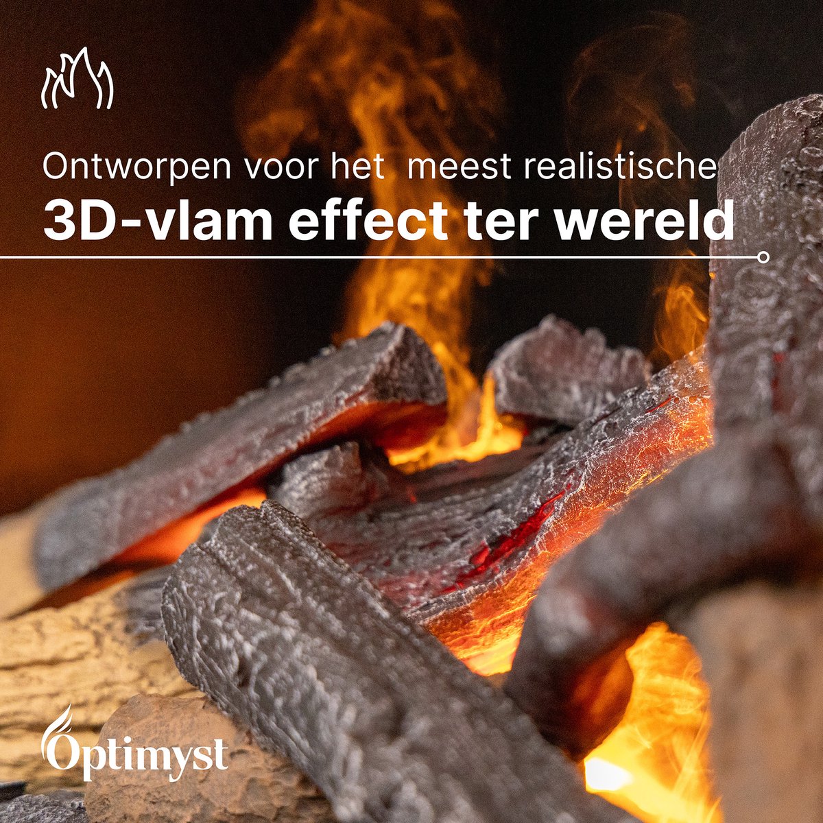 Dimplex Transducer voor Optimyst Elektrische Haarden