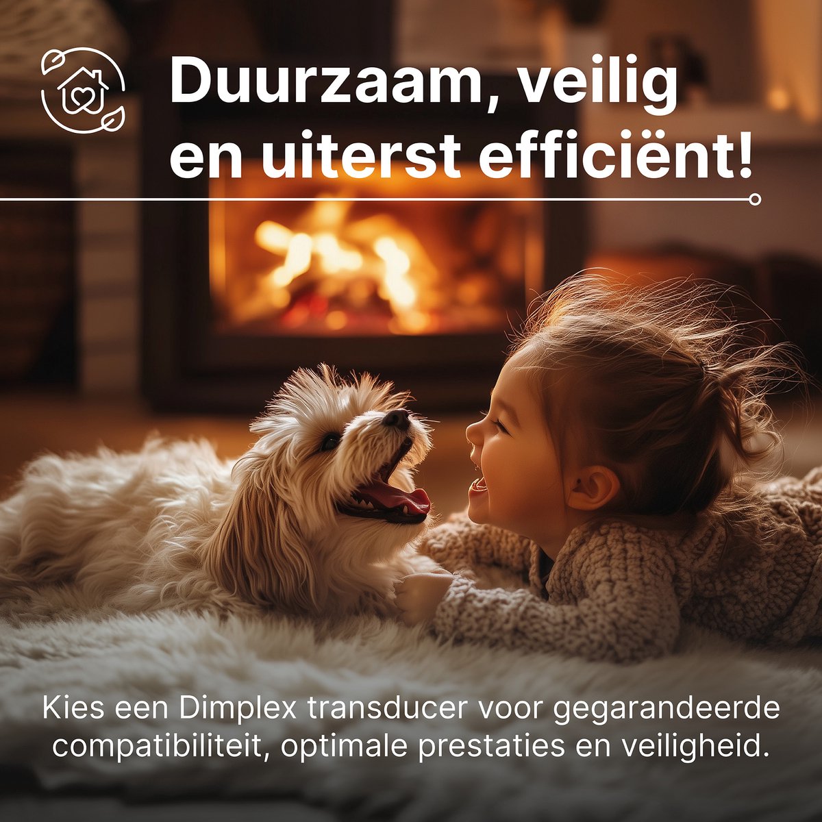 Dimplex Transducer voor Optimyst Elektrische Haarden