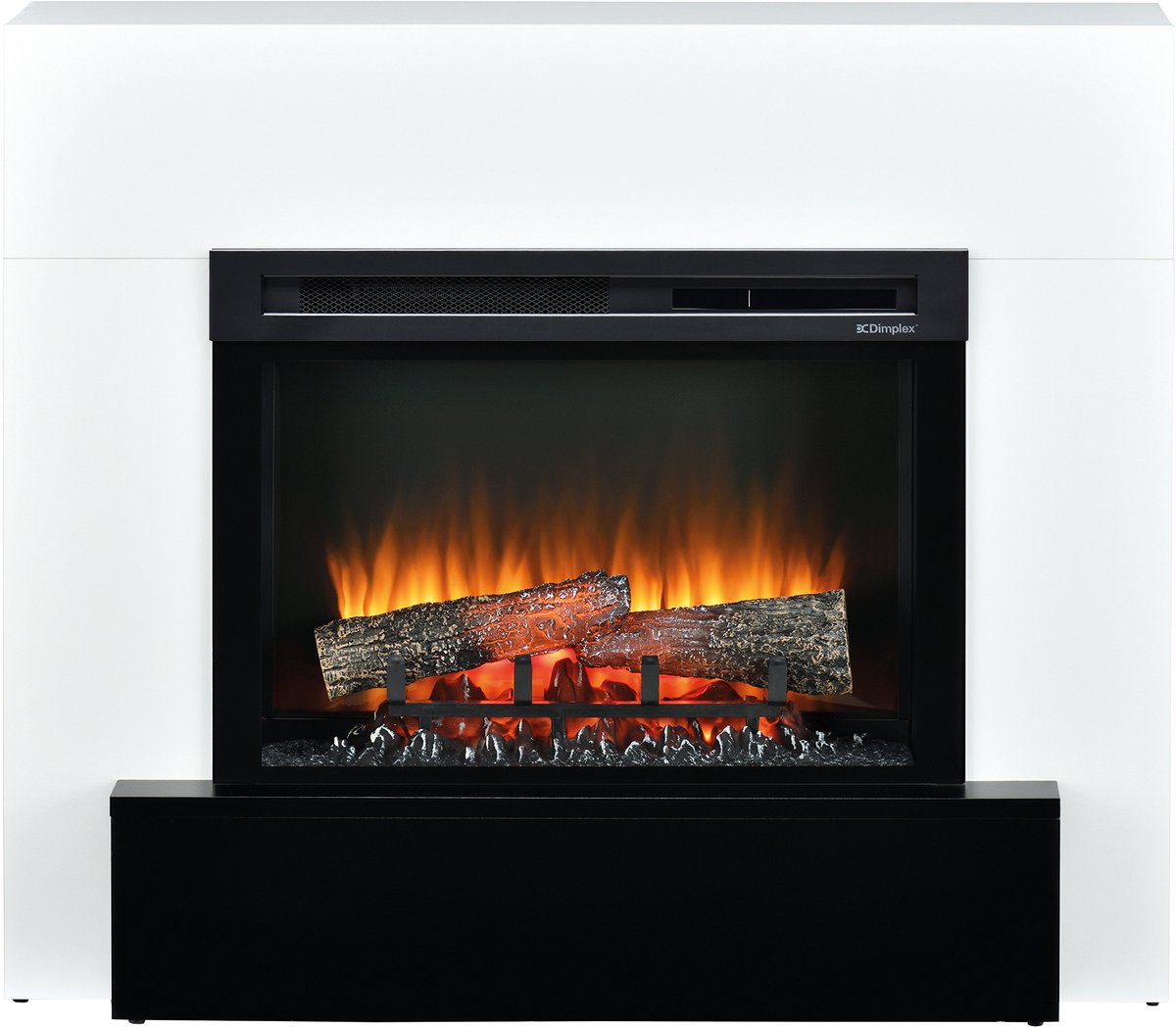Dimplex Vigor Vrijstaande Elektrische Sfeerhaard Wit