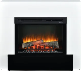 Dimplex Vigor Vrijstaande Elektrische Sfeerhaard Wit