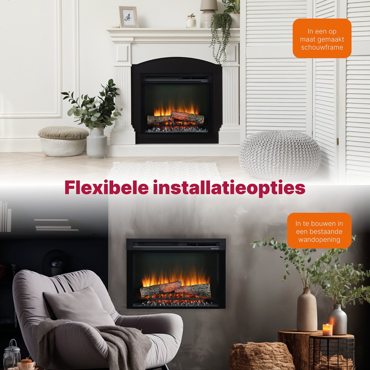 Dimplex XHD 23'' Elektrische Inbouwsfeerhaard