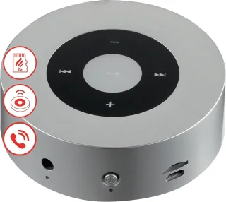 Draagbare Bluetooth luidspreker - Zilver