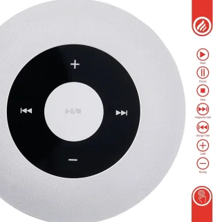 Draagbare Bluetooth luidspreker - Zilver