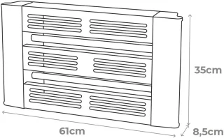 EDM 06030 Elektrische insectenverdelger Zilver