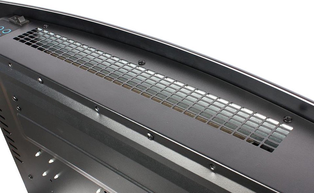 EL Fuego Aarau elektrische schoorsteen zwart 1800W