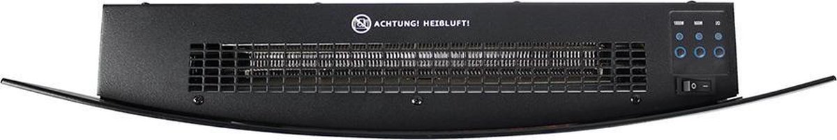 EL Fuego Aarau elektrische schoorsteen zwart 1800W