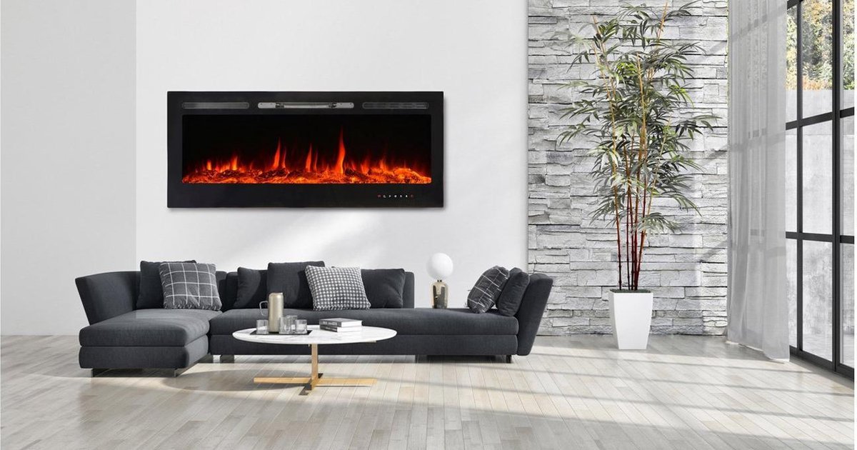El Fuego Luzern elektrische LED inbouwhaard