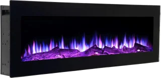 EL Fuego Meran elektrische inbouwhaard 130x46x12,5cm