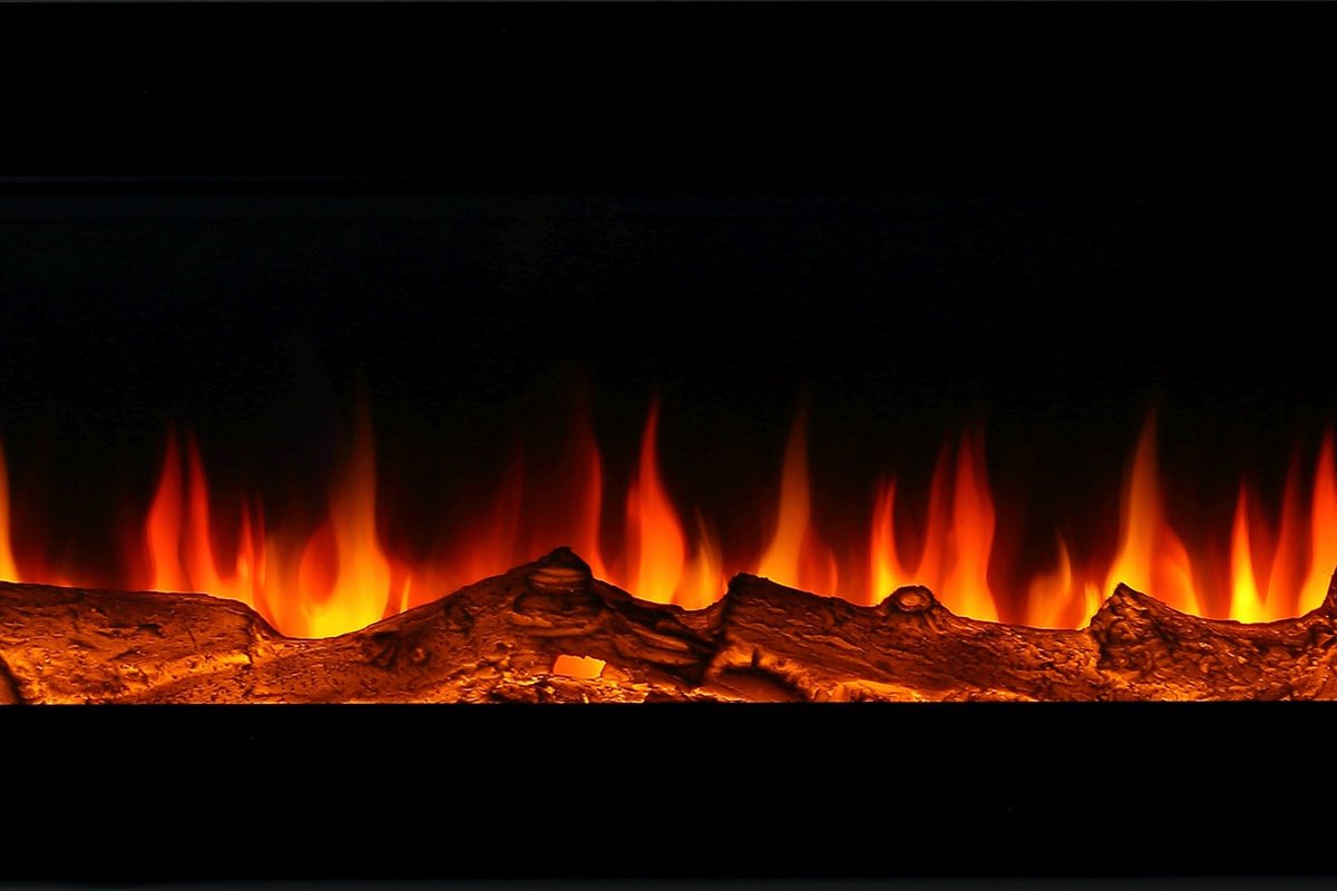 EL Fuego Meran elektrische inbouwhaard 130x46x12,5cm