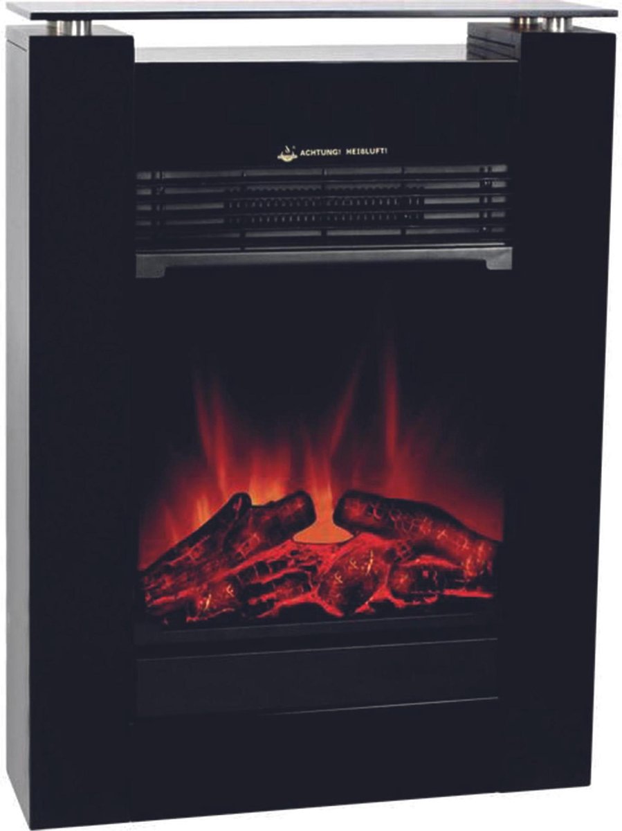 EL Fuego Tessin elektrische open haard zwart 1500W