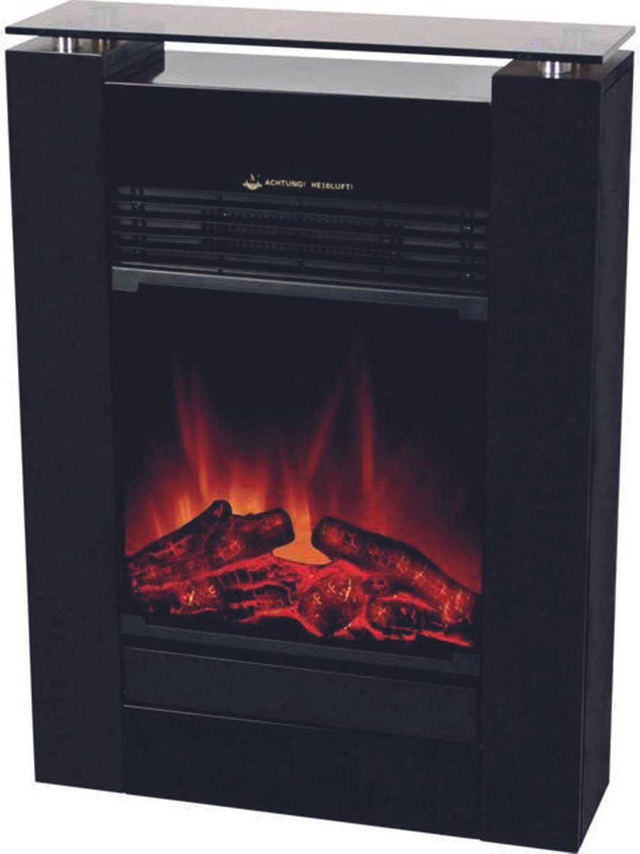 EL Fuego Tessin elektrische open haard zwart 1500W